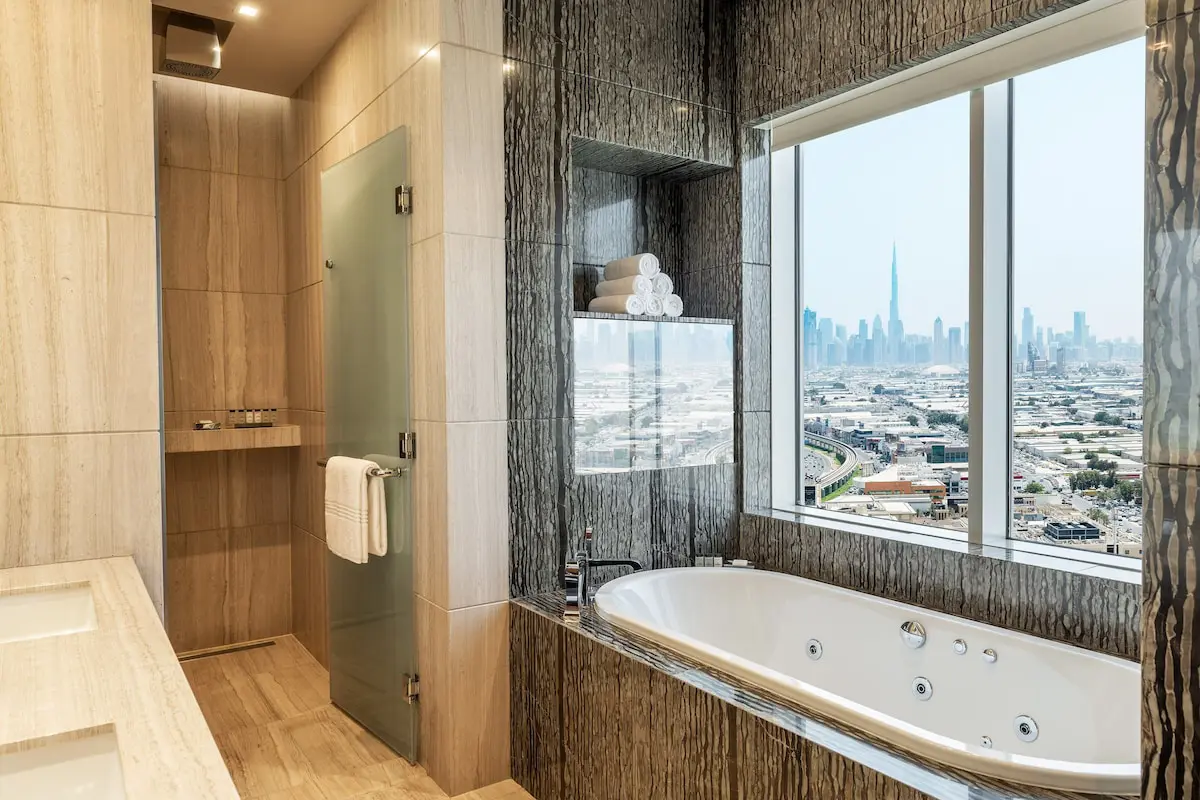 سرویس بهداشتی و حمام هتل شرایتون مال امارات دبی